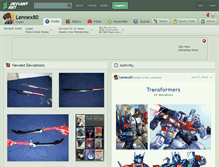 Tablet Screenshot of lennex80.deviantart.com