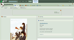 Desktop Screenshot of donotbotherme.deviantart.com