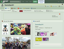 Tablet Screenshot of doomsday201.deviantart.com