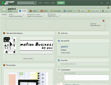 Tablet Screenshot of panic4.deviantart.com