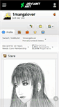 Mobile Screenshot of 1mangalover.deviantart.com