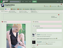 Tablet Screenshot of forgottenfeline.deviantart.com