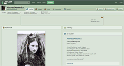 Desktop Screenshot of mistressdemonika.deviantart.com