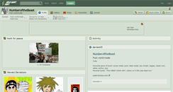 Desktop Screenshot of numberofthebeast.deviantart.com