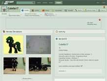 Tablet Screenshot of cutella17.deviantart.com