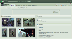 Desktop Screenshot of kidatomic.deviantart.com