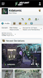 Mobile Screenshot of kidatomic.deviantart.com