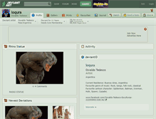 Tablet Screenshot of loqura.deviantart.com