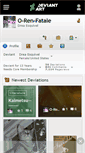 Mobile Screenshot of o-ren-fatale.deviantart.com