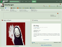 Tablet Screenshot of misterrawgers.deviantart.com