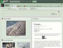 Tablet Screenshot of harperc.deviantart.com