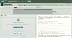 Desktop Screenshot of lightecosage1.deviantart.com