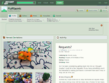 Tablet Screenshot of fluffgasmic.deviantart.com