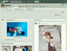 Tablet Screenshot of daiyame.deviantart.com
