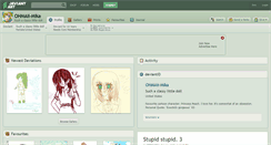 Desktop Screenshot of ohmaii-mika.deviantart.com