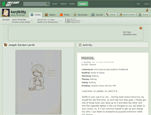 Tablet Screenshot of kenjikitty.deviantart.com