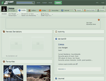 Tablet Screenshot of liessa.deviantart.com