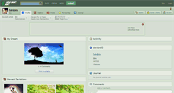 Desktop Screenshot of binbin.deviantart.com