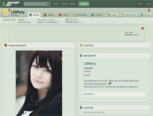 Tablet Screenshot of lsdpony.deviantart.com