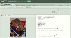 Desktop Screenshot of methanoos.deviantart.com