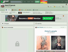 Tablet Screenshot of henri-francois.deviantart.com