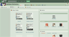 Desktop Screenshot of darkneon-omniverse.deviantart.com