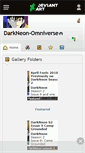 Mobile Screenshot of darkneon-omniverse.deviantart.com