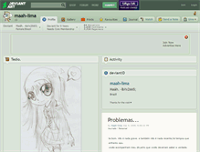 Tablet Screenshot of maah-lima.deviantart.com