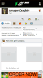 Mobile Screenshot of amazondrachin.deviantart.com