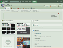 Tablet Screenshot of bedfellows.deviantart.com