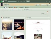 Tablet Screenshot of natasia-l.deviantart.com