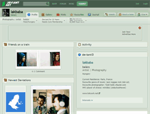 Tablet Screenshot of lakbaba.deviantart.com