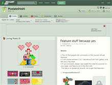 Tablet Screenshot of pixelatedyoshi.deviantart.com