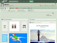 Tablet Screenshot of lbthecc.deviantart.com