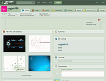 Tablet Screenshot of eaglet888.deviantart.com