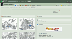 Desktop Screenshot of elgato-peralta.deviantart.com