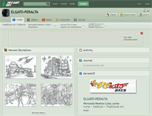 Tablet Screenshot of elgato-peralta.deviantart.com