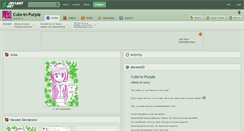 Desktop Screenshot of cute-in-purple.deviantart.com