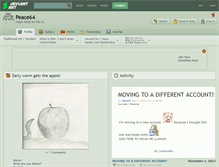 Tablet Screenshot of peace64.deviantart.com