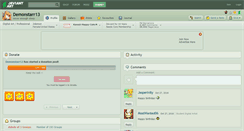 Desktop Screenshot of demonstarr13.deviantart.com