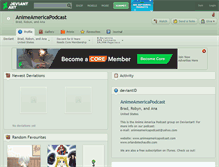 Tablet Screenshot of animeamericapodcast.deviantart.com