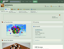 Tablet Screenshot of ianthehenry.deviantart.com