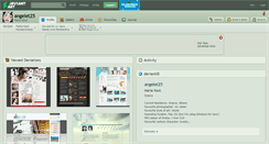 Desktop Screenshot of angelet25.deviantart.com