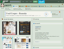 Tablet Screenshot of angelet25.deviantart.com
