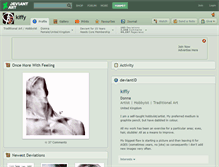 Tablet Screenshot of kiffy.deviantart.com