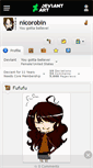Mobile Screenshot of nicorobin.deviantart.com