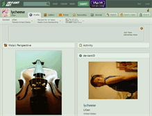 Tablet Screenshot of lycheese.deviantart.com