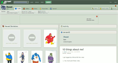 Desktop Screenshot of 0beast.deviantart.com
