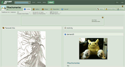 Desktop Screenshot of pikachumaniac.deviantart.com