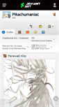 Mobile Screenshot of pikachumaniac.deviantart.com